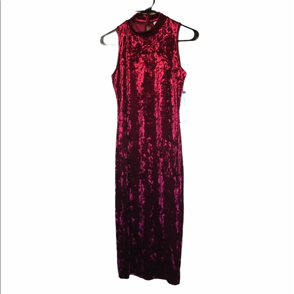 Red Velvet Dress - Picture 1 of 3
